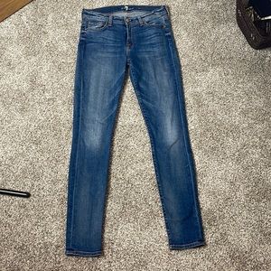 7 For All Mankind “the skinny” jeans